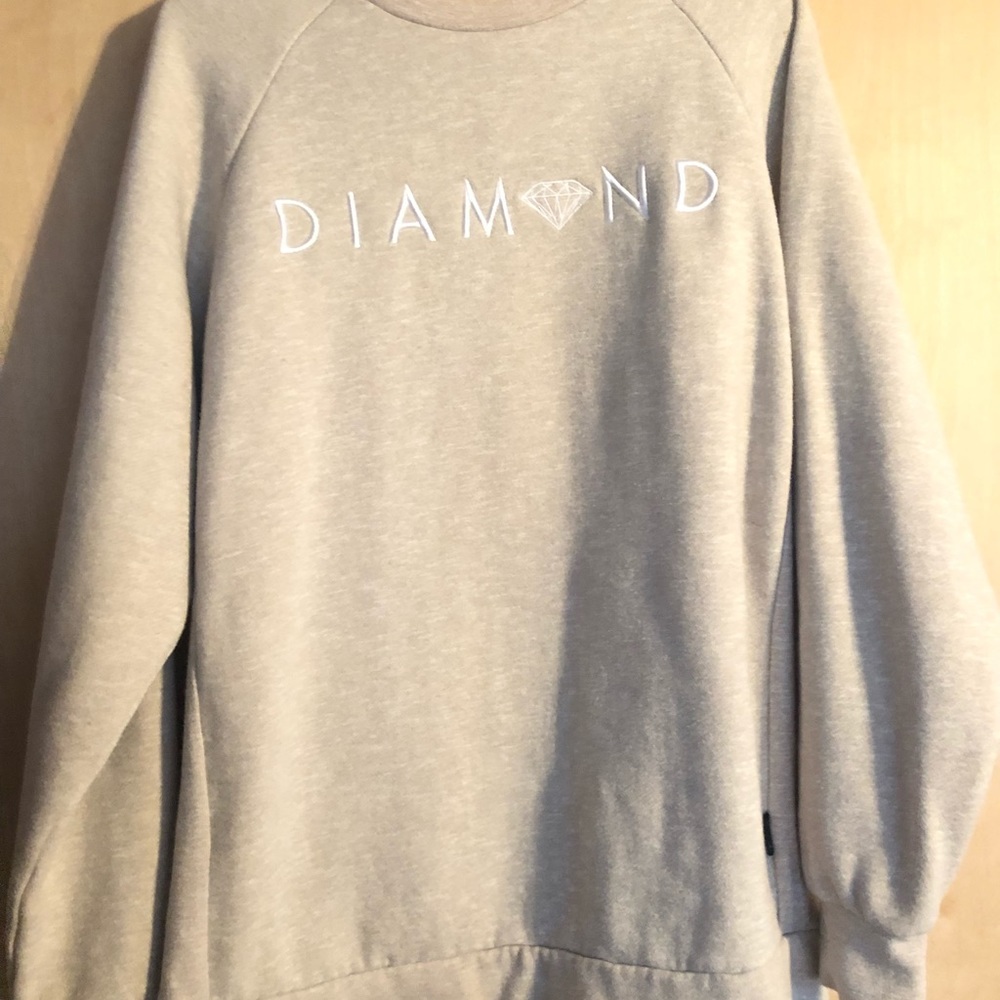 Diamond supply co. cream sweatshirt